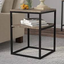 Forteau Frame End Table End Tables Living Room End Tables Solid Wood Flooring