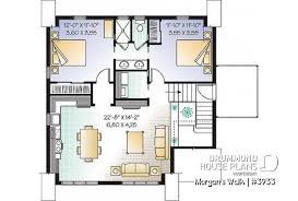 The second floor is a fully functioning. House Plan 2 Bedrooms 1 5 Bathrooms Garage 3933 Drummond House Plans