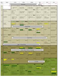 recruit training matrix