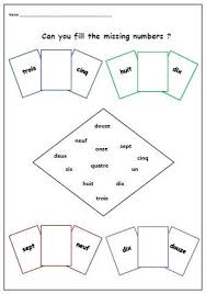 There are several different sections to look through, including grammar, vocabulary, and worksheets for children and students. French Number Worksheet Primary Printable Ks1 Ks2 Learn The Numbers 1 To 12 In French With Counting Wor Activity Sheets For Kids Learn French French Flashcards