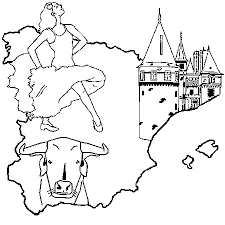 Espagne Avec Images Espagne Danseuse De Flamenco Coloriage