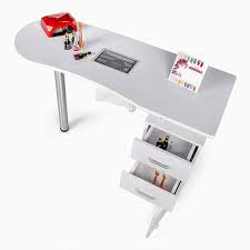 Nail technicians and manicurists won't be complete without manicure tables. Adeam Table Manucure Et Reconstruction Des Ongles Ventilateur Aspirant