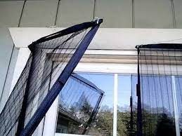 Magnetic screen door with heavy duty magnets and mesh curtain lets you enjoy the breeze in your house leaving doors open, without pesky bugs coming into your home. Magic Mesh Screen Door Hack Youtube Mesh Screen Door Screen Door Mesh Screen