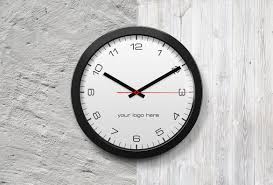 V1 Wall Clock Mockup Wall Clock Clock Wall