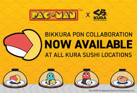 Pac Man Bikkura Pon Collaboration | kurasushi.com