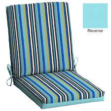 Mainstays Turquoise Stripe 43 X 20 In Outdoor Patio Chair Cushion Walmart Com Outdoor Dining Chair Cushions Patio Chair Cushions Outdoor Patio Chair Cushions