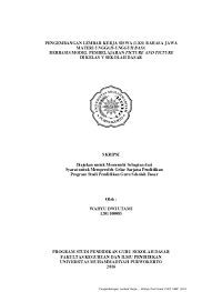 Juga sebagai sebuah peraturan berkomunikasi agar. Top Pdf Materi Unggah Ungguh Basa Dan Model 123dok Com