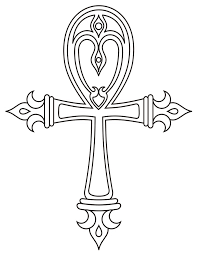 Online coloring pages for kids and parents. Ankh Cross Design By Morgenland On Deviantart
