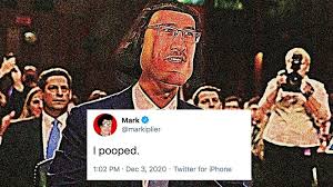 This original upload (shown below) received 470 views, 30 retweets and 75 likes in three weeks. Markiplier Inspires Hepooped Hashtag After Triumphantly Announcing Bowel Movement