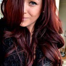 Best Hair Color Pale Cool Skin Blue Eyes Dark Auburn Hair Color Mahogany Hair Hair Styles
