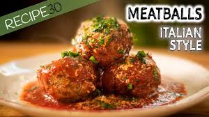 The best italian meatball recipe with a blend of ground beef, pork, and veal. Juicy Italian Style Meatballs Easy Meals With Video Recipes By Chef Joel Mielle Recipe30