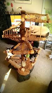 Cat structures make your own. If Seriously Interested In Commissioning Your Own Handmade Cat Tree Do Not Purchase This Listing Please Read Ev Wooden Cat Tree Diy Cat Tree Custom Cat Trees