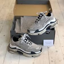 Xclusive Sneaks On Instagram Brand New In From Balenciaga Beige Black White Triple S All Mens Women S Balenciaga Shoes Sneakers Balenciaga Sneakers