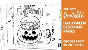 Coloring is a magnificent activity for little ones. The 20 Best Halloween Coloring Pages For Kids Adults World Of Printables