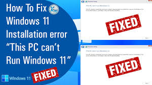 Even if your pc support both secure boot and. How To Fix Windows 11 Installation Error This Pc Can T Run Windows 11 Fix Step By Step 2021 Youtube