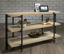 Sauder Charter Oak 3 Tier Console Table At Big Lots Furniture Elegant Living Room Decor Table Top Decor