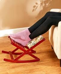 Rocking Footrest Folding Foot Rest Easy Chair Feet Holder Leg Cushion Relax New Unbranded Traditional Easy Chair Rocking Chair Chair