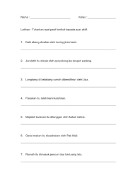 Ayat aktif dan ayat pasifdraft. Latihan Ayat Aktif Tahun 5
