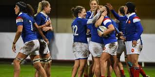 Rugby feminin france angleterre 2019. Xv De France Feminin Les Bleues Ecrasent Les Galloises