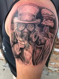 Talk to a tattoo artist at apocalyptic tattoo about what artwork you want and where you want it done. Apocalyptic Uncle Sam By Kristen Drunken Monkey Tattoo Saginaw Mi Tattoos