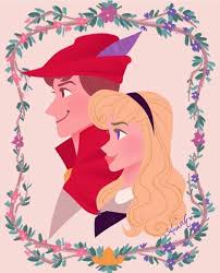 Aurora And Prince Philip Sleeping Beauty Disney Art Disney Drawings Disney Fan Art