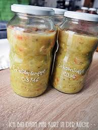 Einkochen Erbsensuppe Ich Bin Dann Mal Kurz In Der Kuche Erbsen Suppe Erbsensuppe Einkochen Rezepte