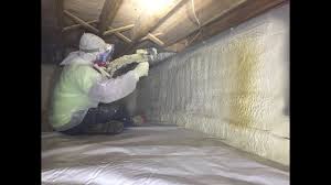 Why using spray foam insulation kits is important. The Drying Co Thermaltec Crawl Space Insulation Closed Cell Spray Foam In Richmond Crawl Space