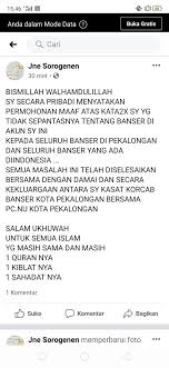 Orang cilacap ini sebar video provokatif hina kiai said binatang, munafik, haram jadah, hingga yahudi. Jne Sorogenen Banser Ig Narkosun On Twitter Sudah Malam Masih Rame Nih Boikotjne Jadi Ingat Beberapa Bulan Lalu Akun Fb Atas Nama Jne Sorogenen Ini Melakukan Penghinaan Kpd Banser Apa Rata2