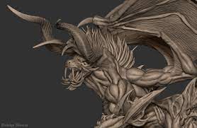 Behemoth King - Final Fantasy XV Statue - ZBrushCentral