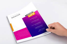 Large Magazine Cover Mockup Also For Catalogs And Books Original Mockups Magazine Cover Magazine Books
