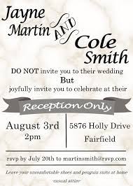 Marble Reception Only Party Invitations Reception Only Invitations Cocktail Party Invitation Party Invitations