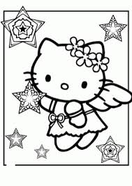 Hello kitty rainbow coloring page free printable coloring. 20 Free Printable Kitty Coloring Pages Everfreecoloring Com
