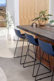 Anco Baya Blue Counter Stool Bar Stools Stools For Kitchen Island Kitchen Colour Combination