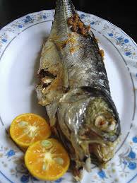 Ikan kerisi belah belakang sumbat sambal. Cencaru Seksi Belah Belakang