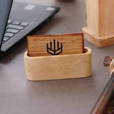5 out of 5 stars. Wooden Visiting Card Holder Personalized Business Card Holder Woodgeekstore