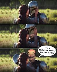 Later on, the mandalorian and baby yoda arrive on corvus, and the magistrate offers him a spear made of pure beskar (the same material as mando's armor) to kill ahsoka. Mandalorian Face Reveal 9gag
