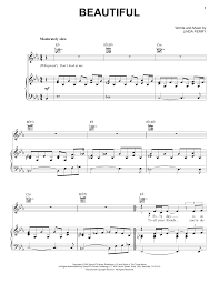 Christina Aguilera Beautiful Sheet Music And Printable Pdf Music Notes Christina Aguilera Beautiful Sheet Music Sheet Music Notes