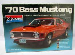 Amt 1/25 james bond 1971 ford mustang mach i. Vtg 1 24 Scale Monogram 1970 70 Ford Boss Mustang Model Kit Sealed Nib New 2282 Monogram Plastic Model Kits Model Hobbies Monogram Models