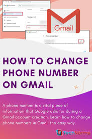 How To Change Phone Number On Gmail Step By Step Process In 2020 Phone Numbers Phone Change