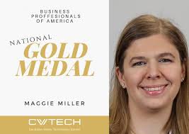 CV Tech's Miller Wins National Gold in BPA Contest