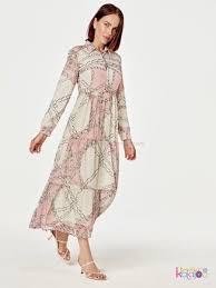 Desenli Uzun Sifon Elbise 2020 Sifon Elbise Elbise Uzun Elbise