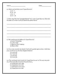 You can use this swimming information to make your own swimming trivia questions. Super Bowl 52 Trivia Quiz By Teacher Chip S School Store Tpt