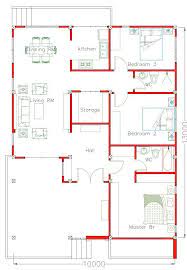 Maybe you would like to learn more about one of these? 130 Sq M 3 Bedroom House Plan Cool House Concepts Bedroom House Plans Bungalow Floor Plans Unique House Plans