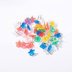 Amazon.com: UUYYEO 100 Pcs Star Shaped Push Pins Clear ...