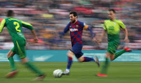 Quique setien's men are favourites to secure three points against the strugglers. Football Messi Nets Four Goals In Barca S 5 0 Victory