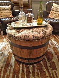 Vivi Vintage Wine Barrel Cocktail Ottoman Botti Di Vino Idee Di Legno