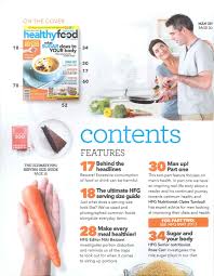 Excellent Examples Of Table Of Contents 2 5 Healthy Food Magazine Table Of Contents Jpg 1 912 2 4 Food Magazine Layout Food Magazine Health Magazine Layout