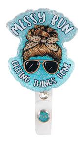 Amazon.com : Badge Reel - Simply Southern (Bun) : Office Products