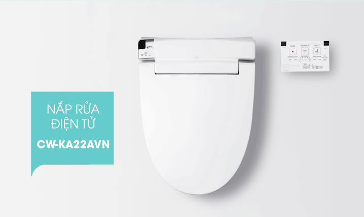 Nắp Rửa điện Tử INAX CW-KA22AVN – Bảng điều Khiển Rời - CW-KA22AVN