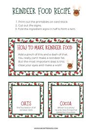 I don't accept returns, exchanges, or cancellations. Reindeer Food Free Printables Momtrends